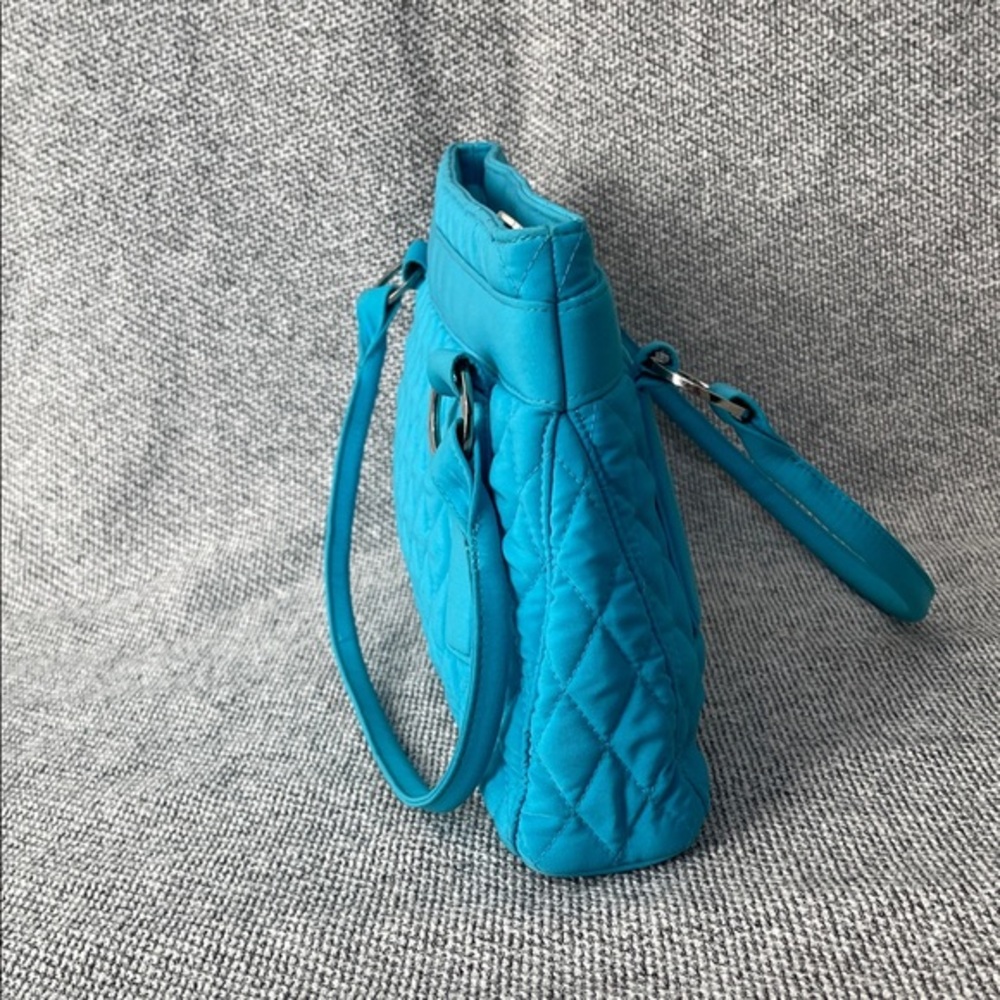 Vera Bradley Turquoise Quilted Shoulder Bag - Picture 14 of 16